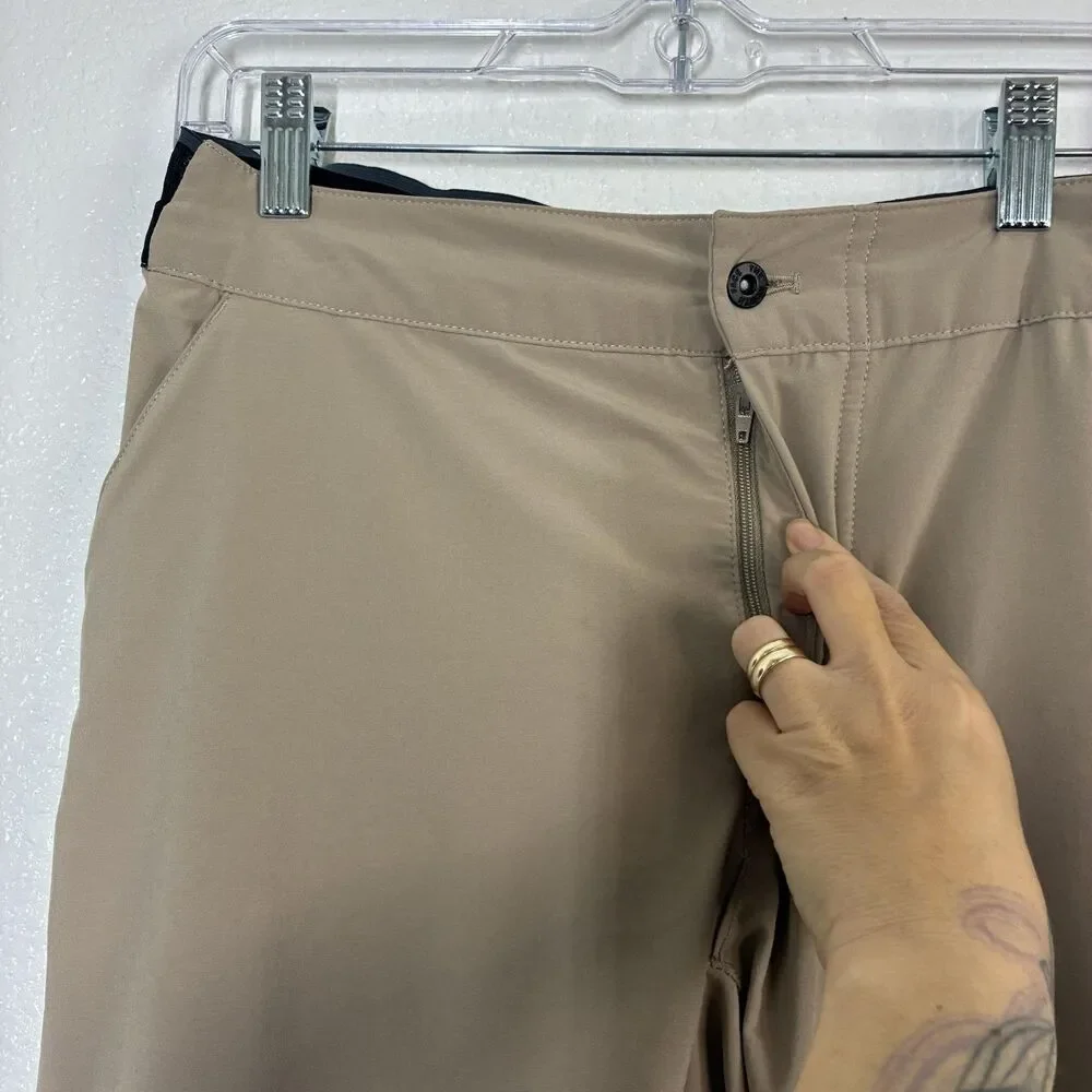 The North Face Pants Mens 30 Beige Khaki Stretch Hiking Elastic Waist Pockets